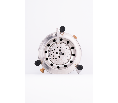 Adventure Boil Grill: A portable, convenient, and sustainable grill.  Bottom of the grill.