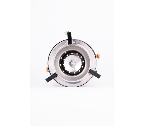 Adventure Boil Grill: A portable, convenient, and sustainable grill. Top of the grill.